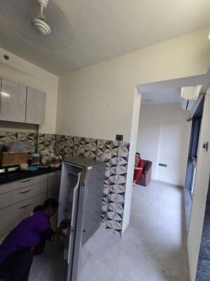 Kitchen in 1.5 BHK Apartment at Ajmera Greenfinity, Wadala East – for Rent