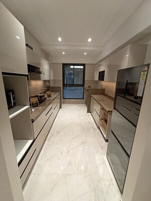 Kitchen in 3 BHK Apartment at Beharay Rathi Hillview Residency, Kothrud – for Rent