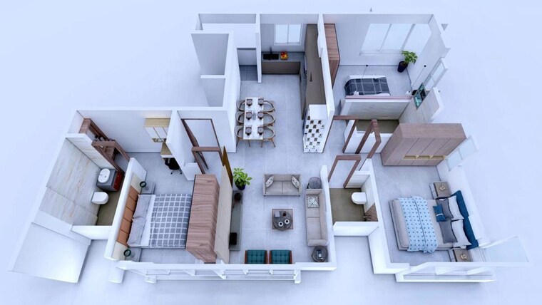 Floor Plan, erandwane 5 Bedroom 2415 Sq.Ft. Apartment In Erandwane Pune 10536538