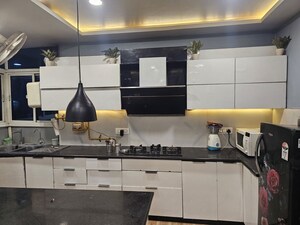 Kitchen in 3 BHK Apartment at Omaxe Hazratganj Residency, Gomti Nagar – for Sale