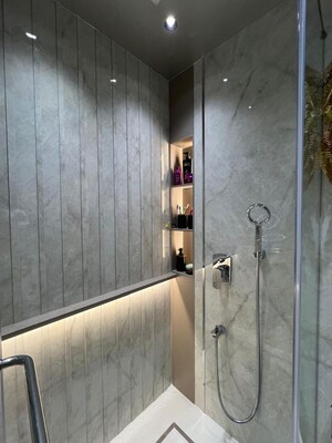 Bathroom in 1 BHK Apartment at Shubham Jijai Angan, Taloja – for Sale