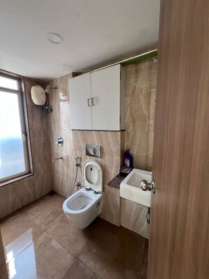 Bathroom in 2 BHK Apartment at Lodha Amara, Kolshet Road – for Rent