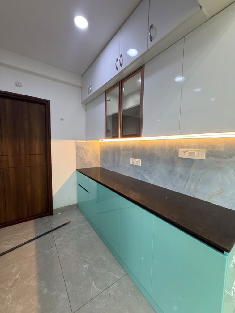 Kitchen, hallmark-skyrena 3 Bedroom 1650 Sq.Ft. Apartment In Narsingi Hyderabad 10594860