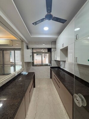 Kitchen in 3 BHK Apartment at Juhu – for Rent