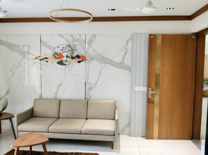Bathroom in 3 BHK Apartment at Sheth Montana, Mulund West – for Rent