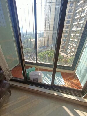 Balcony in 4 BHK Apartment at Supreme Lake Lucerne, Powai – for Sale