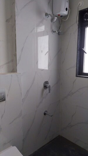 Bathroom in 2.5 BHK Apartment at Rosa Gardenia, Ghodbunder Road – for Sale