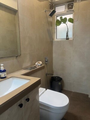 Bathroom in 3 BHK Apartment at A And O F Residences Malad, Malad East – for Rent