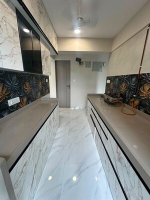 Kitchen in 3 BHK Apartment at Pant Nagar – for Rent