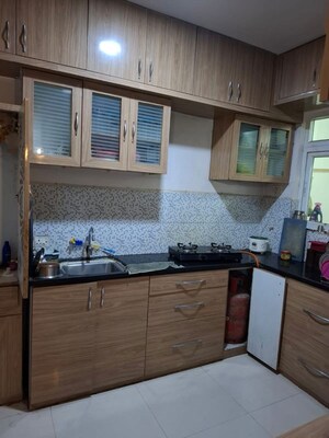 Kitchen in 2 BHK Apartment at Ramky One Galaxia, Nallagandla – for Rent