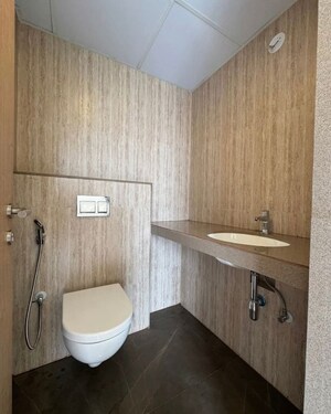 Bathroom in 2 BHK Apartment at Lodha Amara, Kolshet Road – for Rent