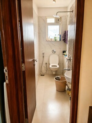 Bathroom in 2 BHK Apartment at Vijay Khetan Krishna Residences, Andheri East – for Rent