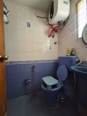 Bathroom in 3 BHK Apartment at Manish Priyamvada Apartments, Btm Layout – for Rent
