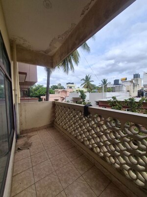 Balcony in 3 BHK Apartment at Manish Priyamvada Apartments, Btm Layout – for Rent