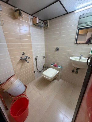 Bathroom in 2 BHK Apartment at Khar West – for Rent