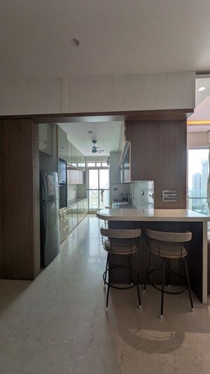 Kitchen in 3.5 BHK Apartment at Marathon Monte South, Byculla West – for Rent