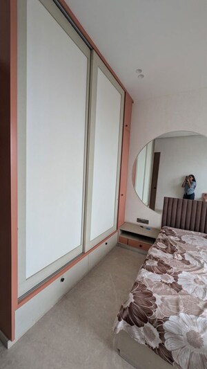 Building Lobby in 3.5 BHK Apartment at Marathon Monte South, Byculla West – for Rent