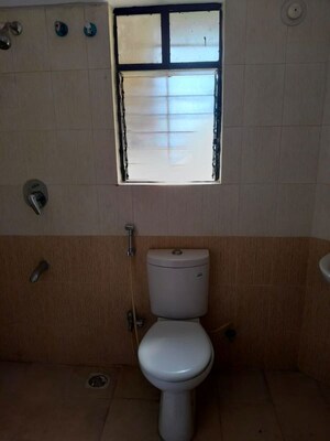 Bathroom in 3 BHK Apartment at Magarpatta Trillium, Hadapsar – for Rent