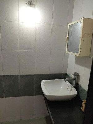 Bathroom in 3 BHK Apartment at Magarpatta Trillium, Hadapsar – for Rent