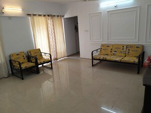 Living Room in 3 BHK Apartment at Magarpatta Trillium, Hadapsar – for Rent