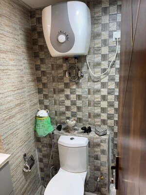 Bathroom in 3 BHK Apartment at Nirala Estate II, Tech Zone 4 Greater Noida – for Rent