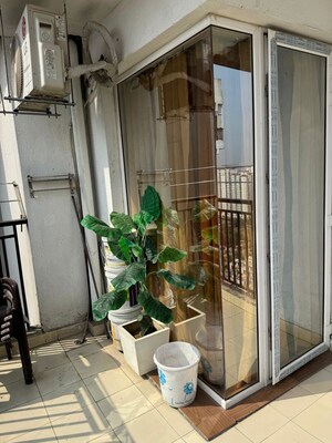 Balcony in 3 BHK Apartment at Nirala Estate II, Tech Zone 4 Greater Noida – for Rent