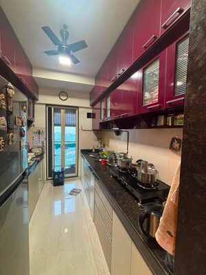 Kitchen in 2 BHK Apartment at Siddhi Highland Haven, Balkum Pada – for Rent