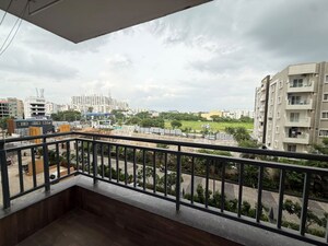 Balcony in 3 BHK Apartment at Divya Sree Shakti Phase I, Miyapur – for Rent