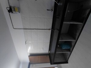 Bathroom in 1 BHK Apartment at Harshail Falcon, Malad West – for Rent