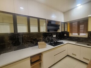 Kitchen in 3 BHK Apartment at Ramky One Marvel, Gajularamaram – for Rent