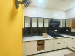 Kitchen in 3 BHK Apartment at Ramky One Marvel, Gajularamaram – for Rent