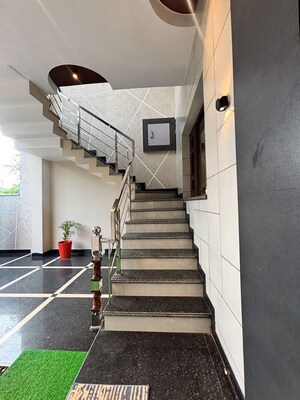 Staircase in 6 BHK Villa at Civil Lines – for Sale
