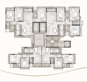 Floor Plan in 3 BHK Apartment at PSK Altair 77, Santacruz West – for Sale