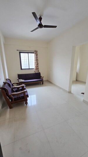 Living Room in 3 BHK Apartment at Magarpatta City Roystonea, Hadapsar – for Rent