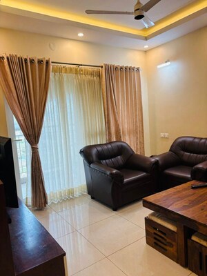 Living Room in 2 BHK Apartment at Brigade Buena Vista, Budigere – for Sale
