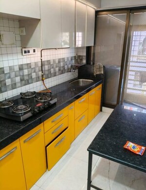 Kitchen in 2 BHK Apartment at K Raheja Vihar, Powai – for Rent