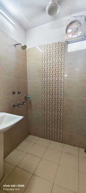 Bathroom in Studio Apartment at Defence Colony – for Rent
