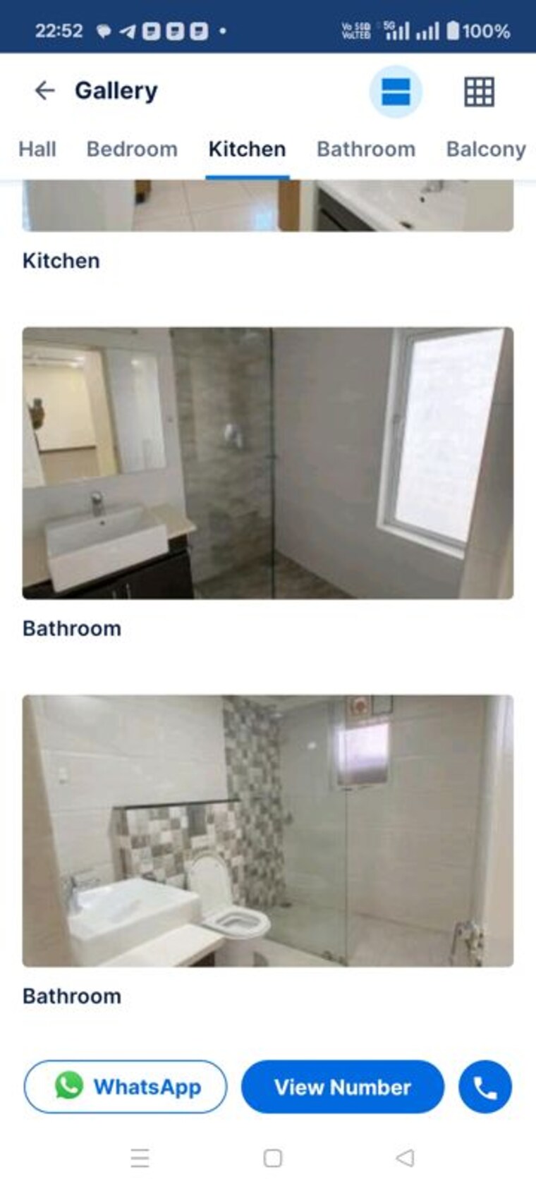 Kitchen, aparna-sarovar-grande 3 Bedroom 2100 Sq.Ft. Apartment In Nallagandla Hyderabad 10595637