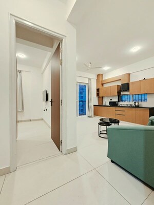 Kitchen in 1 BHK Apartment at Whitefield – for Rent