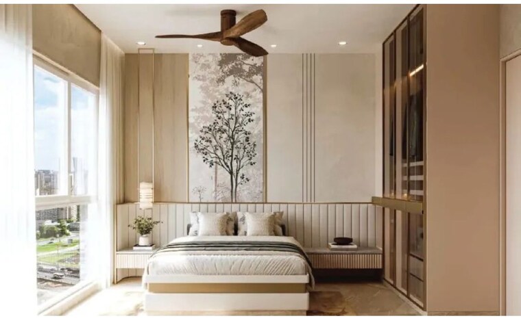 Living Room, k-raheja-jade-city 3 Bedroom 1240 Sq.Ft. Apartment In Juinagar Navi Mumbai 10595653