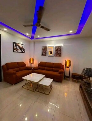 Living Room in 3 BHK Apartment at Chattarpur – for Rent