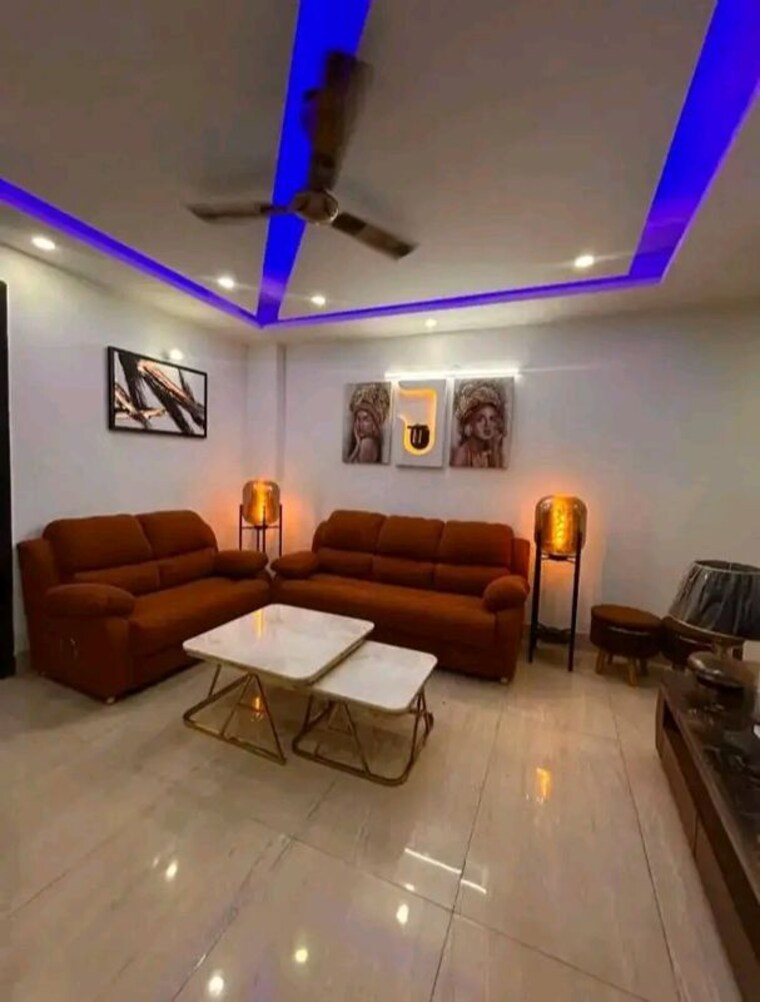 Living Room, chattarpur 3 Bedroom 1300 Sq.Ft. Apartment In Chattarpur Delhi 10595684