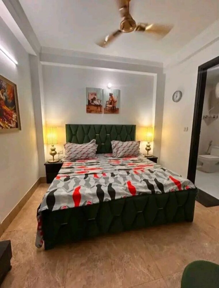 Bedroom, chattarpur 3 Bedroom 1300 Sq.Ft. Apartment In Chattarpur Delhi 10595684