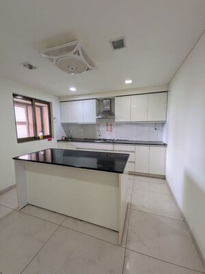 Kitchen in 4 BHK Apartment at Panchshil Eon Waterfront I, Kharadi – for Rent