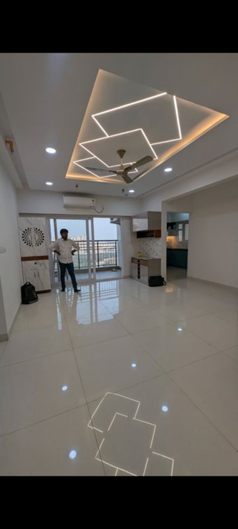 Living Room, prestige-tranquil 3 Bedroom 2049 Sq.Ft. Apartment In Kokapet Hyderabad 10595693