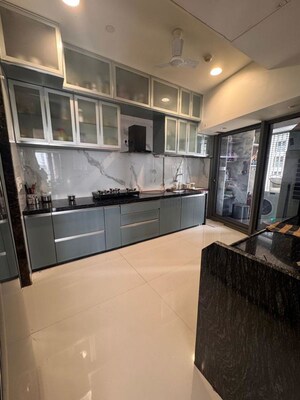 Kitchen in 4 BHK Apartment at Lodha World View, Worli – for Rent