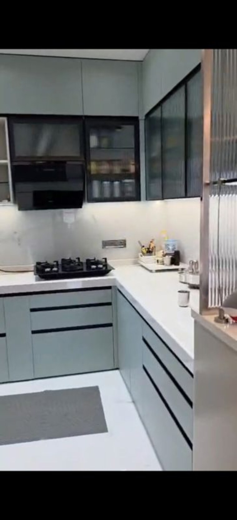 Kitchen, bhimjyani-verraton 3.5 Bedroom 1450 Sq.Ft. Apartment In Manpada Thane 10595746