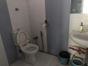 Bathroom in  Office Space at Indraprasth Corporate, Prahlad Nagar – for Rent
