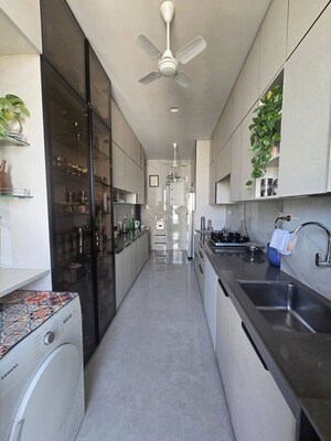 Balcony in 1 BHK Apartment at Pegasus Tower, Andheri West – for Rent