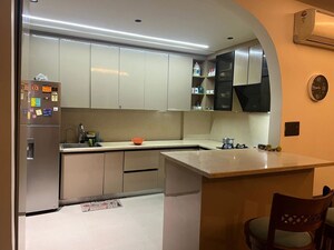 Kitchen in 3.5 BHK Apartment at Ansal Heights Gurgaon, Sector 92 – for Rent